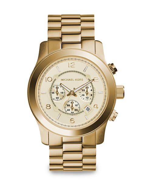 michael kors mk8077 women's watch|Michael kors mk8077 runway chronograph gold .